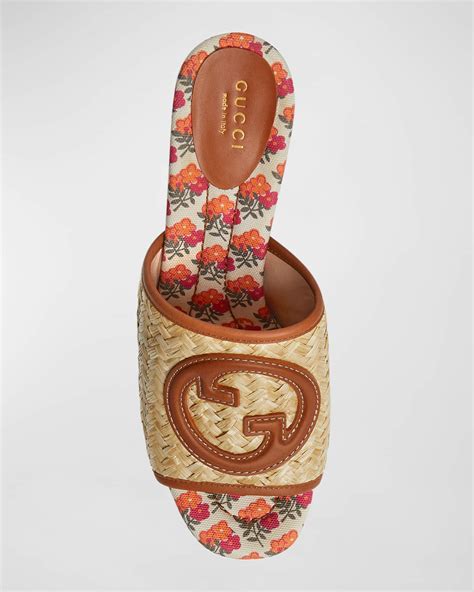 gucci strap sandals replica|authenticate Gucci marmont raffia slides.